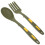 Fork Spoon Kitchen Spoon Cooking Heat Resistant 1 Set Green 1