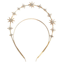 Goldener, barocker Braut-Haarreif aus Metall für Damen (1 Stück)