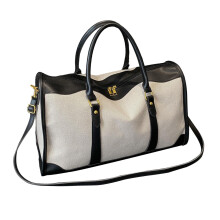 Sporttasche, Sporttasche aus Canvas, Reisetasche für Sportwochenenden, Fitness, Schwarz, Klein
