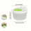 1pc 3L Multi-Functional Salad Spinner & Veggie Dryer – Colander, Drainer, No Power Needed, Plastic Kitchen Tool 3