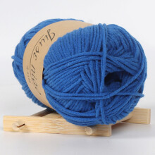 PRYESS Solid Medium Cotton Yarn, Cotton Wool for Hat Making, Fine Yarn for Scarf and Sweater, #L