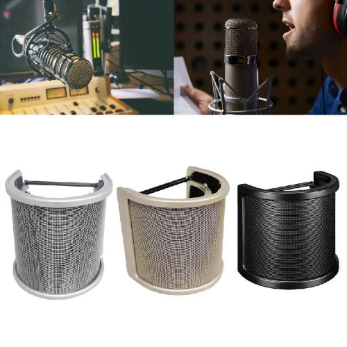 Studio Condenser Microphone Pop Filter Adjustable 1