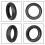 Solid Tire Electric Scooter Inch Solid Tire 8.5 Inch Replacement Parts 8