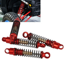 4 Stück RC-Dämpfer 43 mm Aluminiumgewindedämpfer für 1/24 Crawler Rot