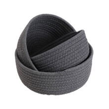 Woven Rope Storage Basket – Decorative Organizer, Bathroom Accessory & Home Storage Solution, Multi-Purpose Use, Easter/Thanksgiving Gift