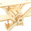 DIY Design Plane Shape Wood Model Kit Light Brown 1 Set 4