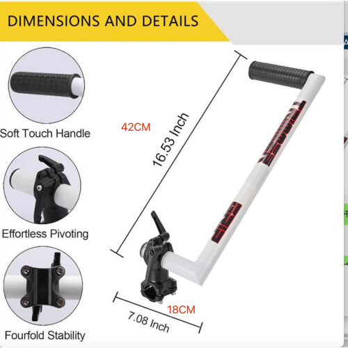 Ergonomic Auxiliary Handle for String Trimmers 1 Pack