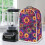 Colorful Floral Pattern Kitchen Blender Dust Cover with Handle Stylish Polyester 4