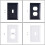 HONCLL Electric Socket Plug Covers Electrical Receptacle Wall Plate Faceplates Covers Light Switches Socket Cover Enduring 6