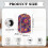 Colorful Floral Pattern Kitchen Blender Dust Cover with Handle Stylish Polyester 5