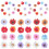50 Pcs Large Buttons Sunflower Crafting Practical Decorative 7