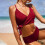 Women's High Waisted Bikini Set - Solid Colour, Tummy 4