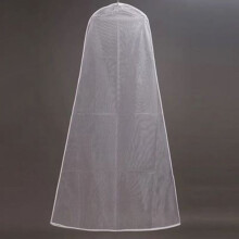 Bridal Gown Wedding Dress Storage Bag Breathable Clear Garment Dust Proof Cover (180cm)