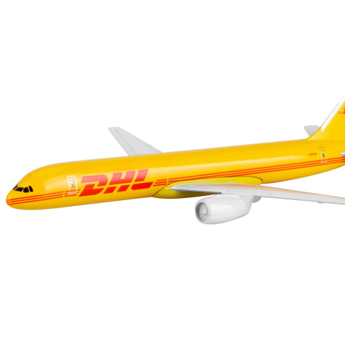 DHL B757Cast Αεροπλάνα 16cm Προσομοίωση Μοντέλου Αεροσκάφους Αεροπορία Κιτ Μοντέλου 2