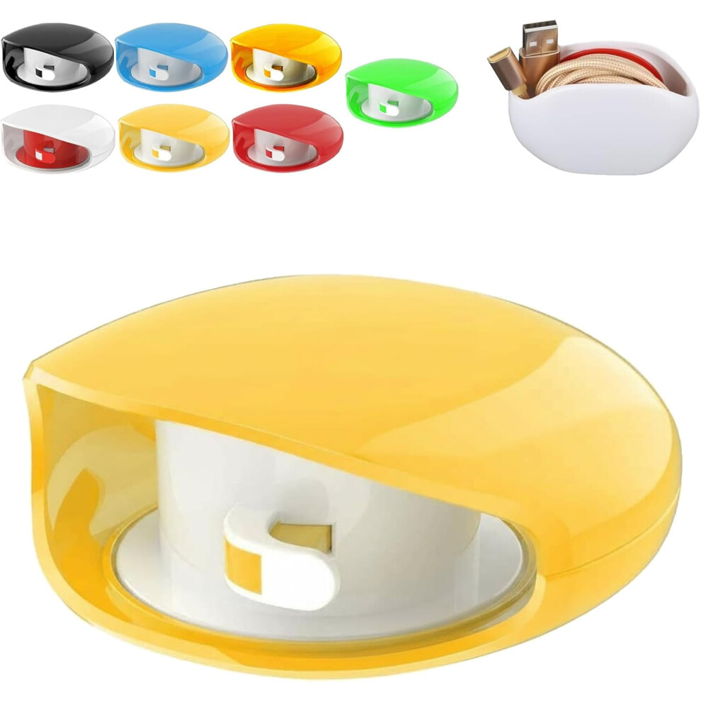 Automatic Cord Reel Â Retractable Organizer For Earphone, Data & Headphone Cables, Tangle-Free, Compatible With Mobile Phones 9159796025528