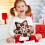 3D Snowflake Christmas Throw Pillow Winter Plush Decor 4