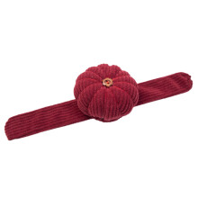 Soft Corduroy Wrist Pin Cushion Pumpkin Shape Wrist Pin Cushion Hands Sewing Assistant jewelry making kit for bracelets, 2PCS