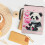 Panda Pattern Book Protector with Handle Waterproof Polyester Fabric Protector Wrap Bag for Reader Journals Planners Books 11.42 x 8.66 Inch 3