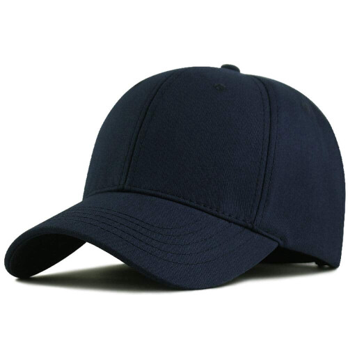 Oversized Baseball Cap Black 60-65 cm
