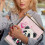 Panda Pattern Book Protector with Handle Waterproof Polyester Fabric Protector Wrap Bag for Reader Journals Planners Books 11.42 x 8.66 Inch 6