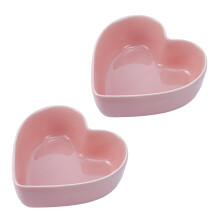 Heart-Shaped Bowls for Salad Soup Dessert 2 pcs