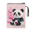 Panda Pattern Book Protector with Handle Waterproof Polyester Fabric Protector Wrap Bag for Reader Journals Planners Books 11.42 x 8.66 Inch 8