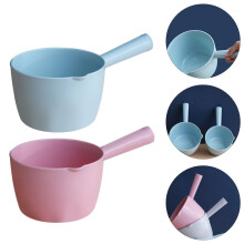 Blue Kitchen Water Spoon PP Ergonomic Handle 2pcs