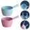 Blue Kitchen Water Spoon PP Ergonomic Handle 2pcs 1