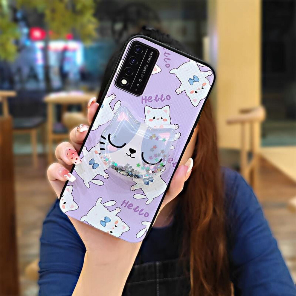 Phone Case Compatible With Tcl T-Mobile Revvl V+ 5G/Revvl V Plus 5G Â Glitter Tpu Kickstand, Dirt-Resistant & Anti-Knock 9165521922383