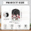 There is only one dust cover Protective Case Univesal Polyester for Kitchen Home, Snowmen 6
