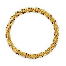 925 Sterling Silver Bling Starry Soft Thin Dainty Midi Knuckle Pinkie Ring A3159-3.5-Gold