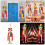 Circus Masks Hanging Clown Decor Assorted Color 2Pcs 3