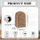 Leopard Print Foldable Kitchen Blender Dust Covers for Kitchen Use There is only one dust cover 5