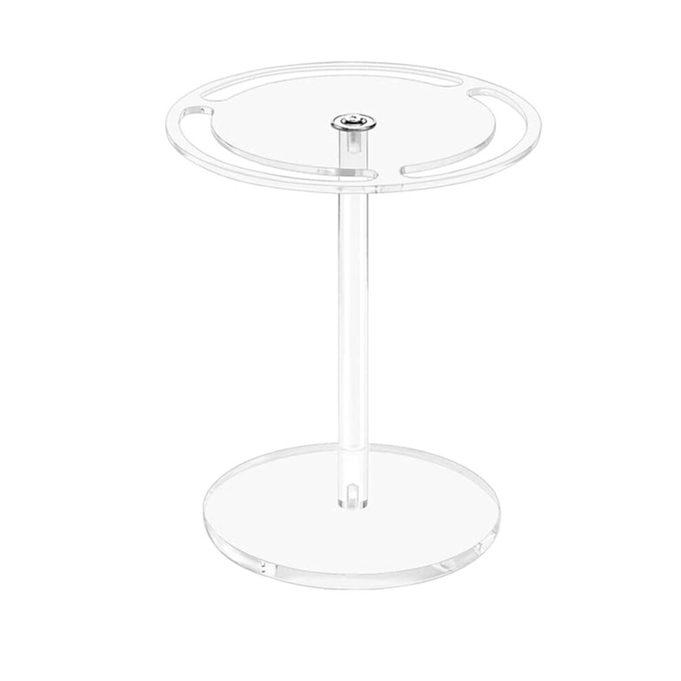 Black/White Acrylic Sunglasses Holder Stand With 360 Rotating, Eyeglasses Display Rack Glass Tabletop Organizer