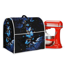 Housse de mixeur à motif floral papillon lavable avec
