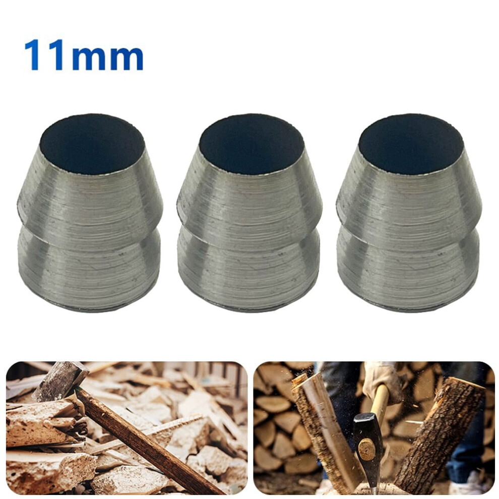 3Pcs Round Steel Hammer/Axe Handle Wedges (11Mm), Metal Replacement For Secure Tool Maintenance, Compatible With Standard Handles 9044386838186
