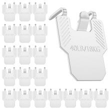 20 Pcs Drywall Claw Hooks Metal Plasterboard Picture Hanger No Tools Needed Beveled Edge Design for Home Decor