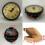 80MM Quartz Clock Insert for Creating Unique Clock Designs with Roman Numbers 6
