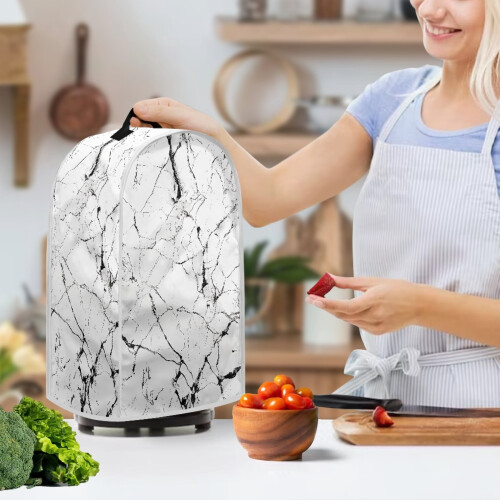 Blender Cover 1Set Marble Food Processor Cover 2