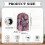 Butterfly Mandala Pattern Protective Case for Kitchen Use Machine Washable 6