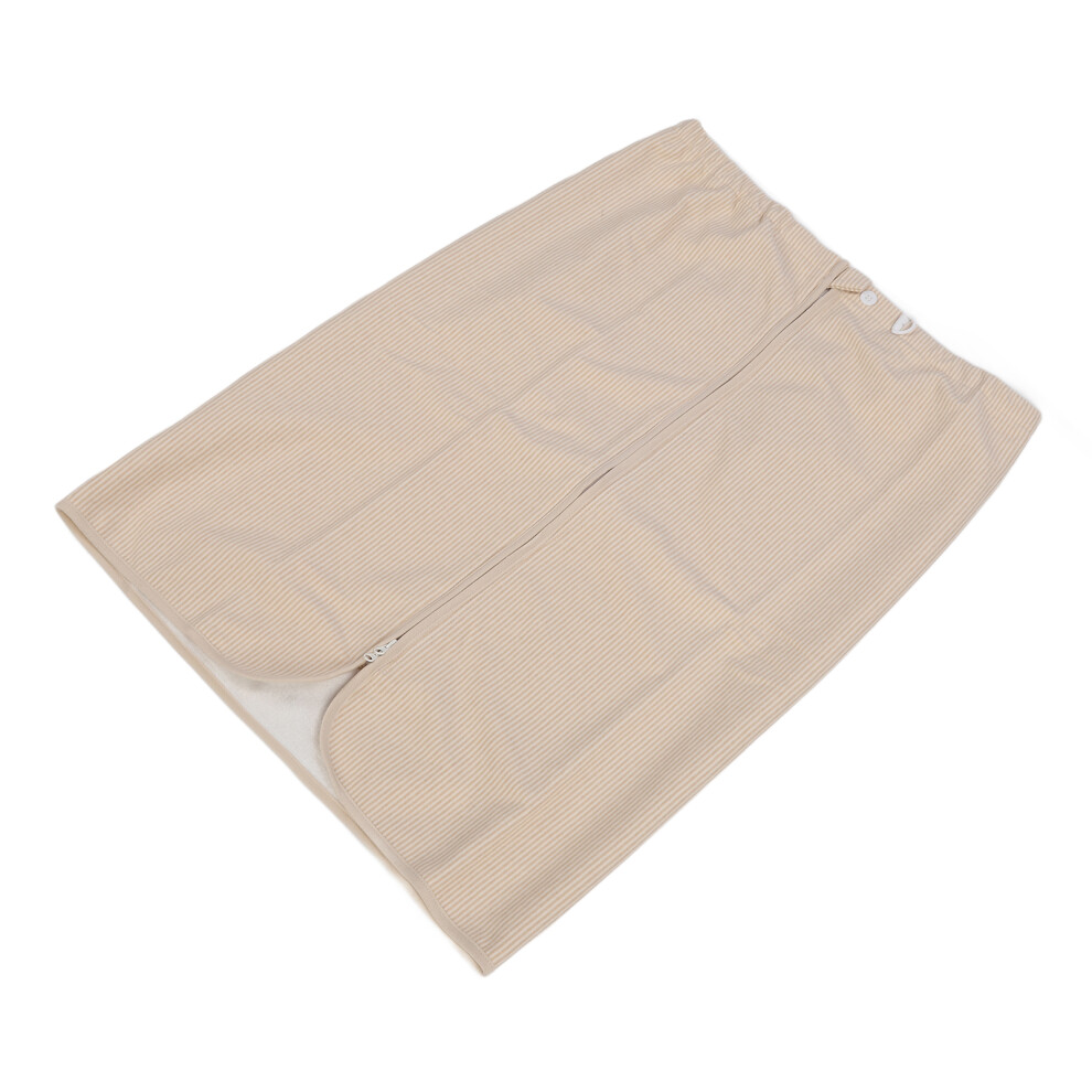 Adult Waterproof Incontinence Mattress Cover, Khaki, Reusable Cotton L