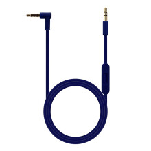 Replacement 3.5mm to 3.5mm Audio Cable with Mic, 4.6ft, compatible with Beats Solo/Studio/Pro Headphones
