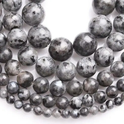 Labradorite round beads natural stone strand 12mm