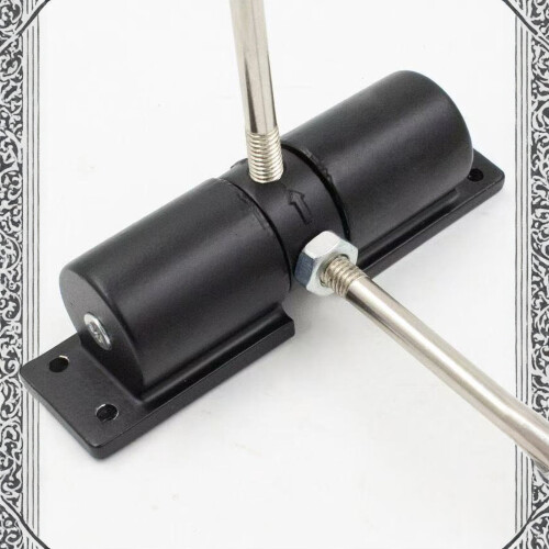 Spring Buffer Automatic Door Closer Adjustable Speed Door Closer Mute Soft Closing Door Convert Hinged Doors to Self-Closing,Black 2