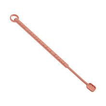 Pink Silicone Stirring Stick for Coffee, Milk Tea & Juice – Long Handle, 1pc, compatible with all mugs