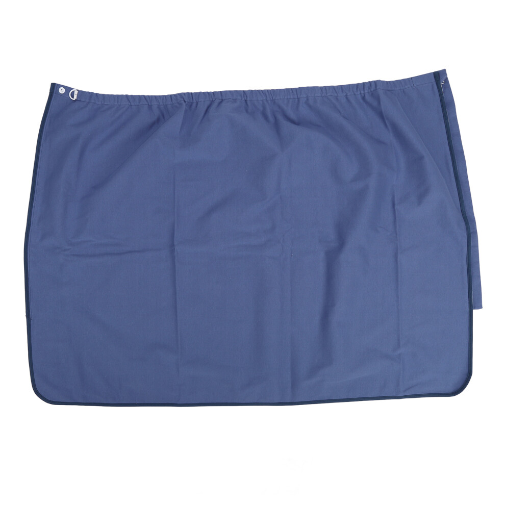 Adult Waterproof Incontinence Mattress Skirt XL Dark Blue Cotton PVC