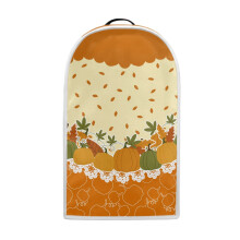 Top Handle Coffee Machine Dust Cover with Pumpkin & Stylish 15.94"H x 9.45"L x 7.28"W Pumpkin