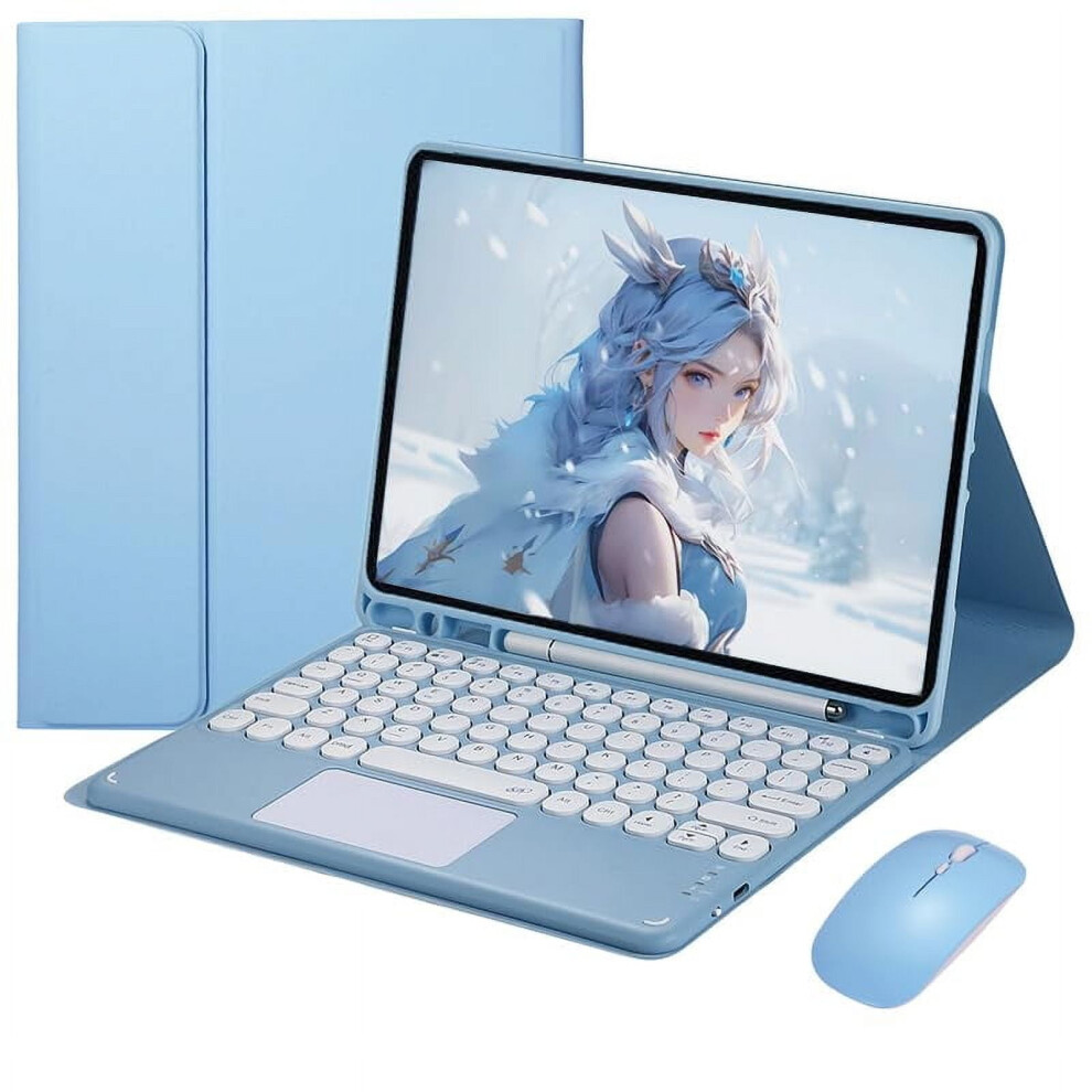 Slim Smart Keyboard Case For Ipad Mini 5/4/3 (7.9"), Detachable Keyboard & Touchpad, Pencil Holder, Auto Sleep Â Black 9009879506263