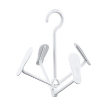 Foldable White Shoe Drying Rack – Multi-Purpose, PP Material, Hanging Towel Rack, Compatible with Over Shoe Rack