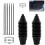 2pcs Inner Tie Rod Boot Kit Waterproof Silicone Steering Rack Boot Tool 5